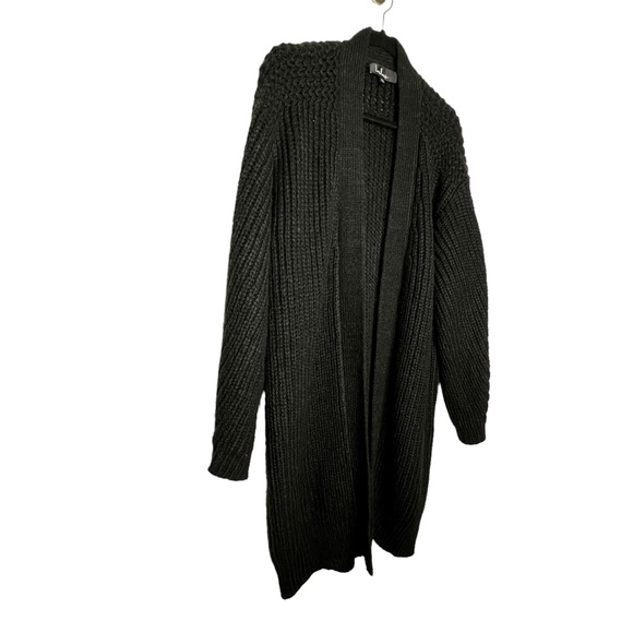 NEW Lulus Knit Oversized Cardigan Sweater in Black Size XS - Picture 6 of 9